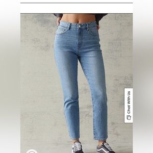 PacSun Eco Light Blue Stretch Mom Jeans